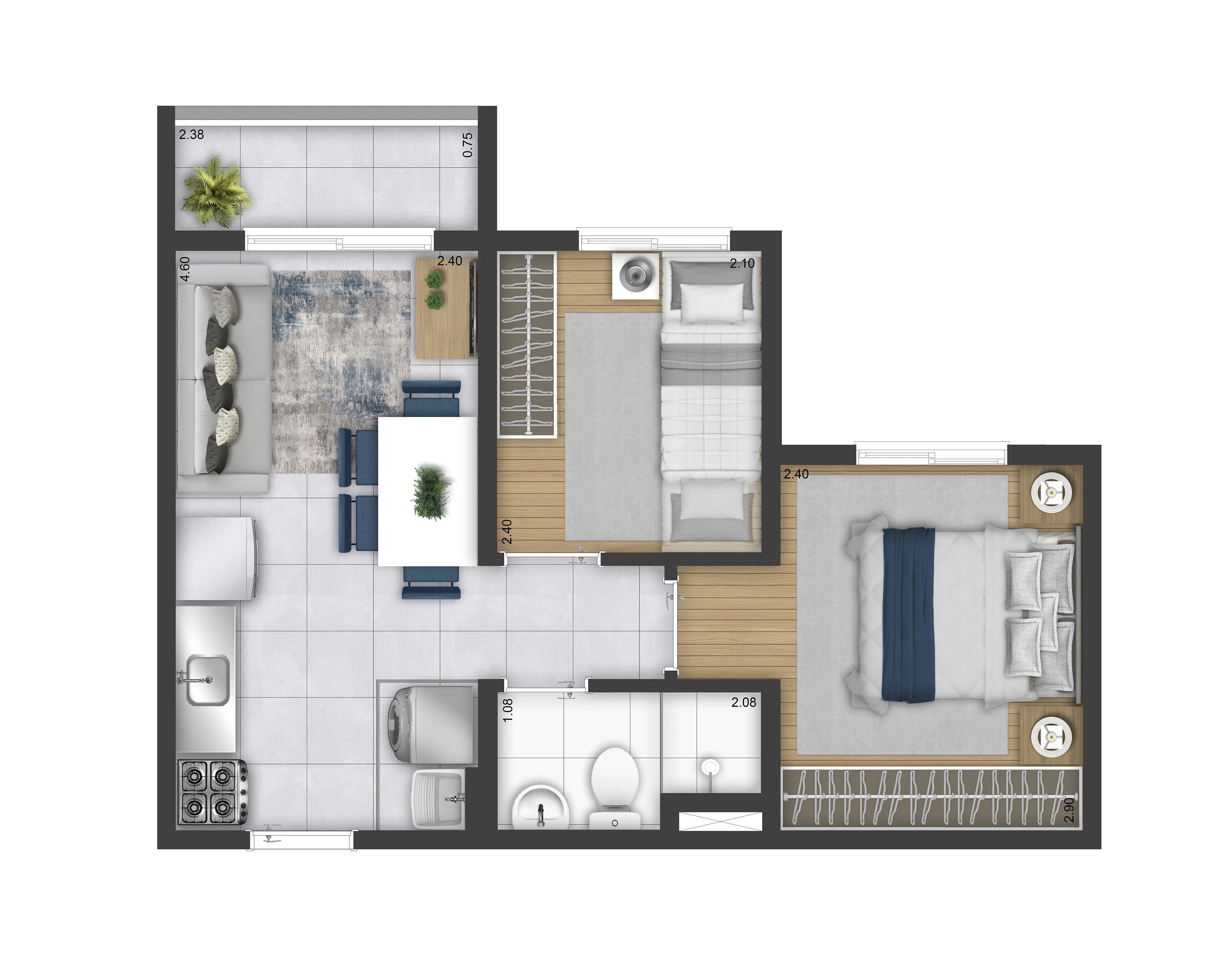 Planta 3 dorms. Final 02